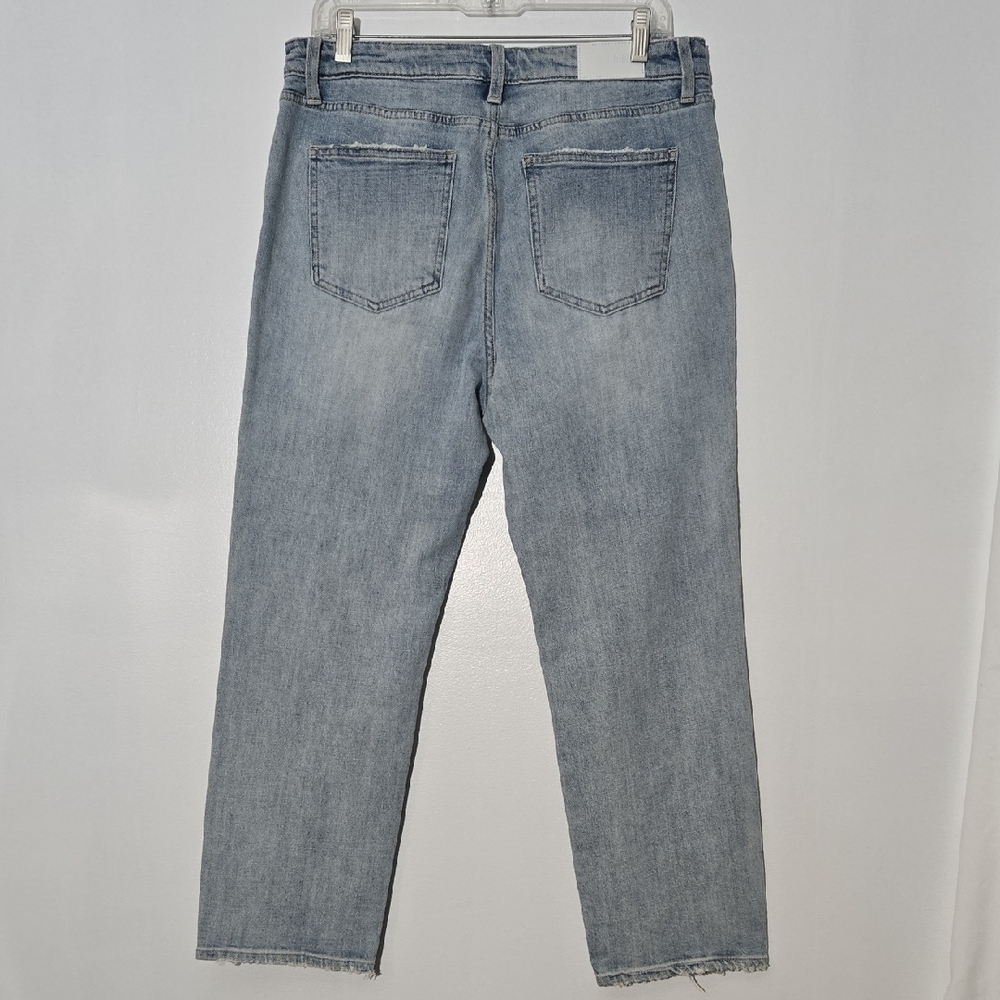 🏠 Pistola Cassie Super High Rise Blue Denim Jeans Size 31 - Picture 2 of 11